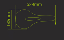 saddle size